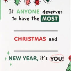 Hallmark Do Whatever Makes You Happiest Fill-in-the-Blank Christmas Card For Granddaughter -Hallmark Gift Shop Penguin Fill in Blank Granddaughter Christmas Card 699XKD7092 02