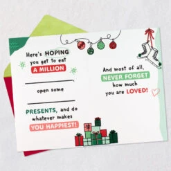 Hallmark Do Whatever Makes You Happiest Fill-in-the-Blank Christmas Card For Granddaughter -Hallmark Gift Shop Penguin Fill in Blank Granddaughter Christmas Card 699XKD7092 05