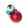 Hallmark Mini Petite Penguins A Delightful Decoration Ornament, 1" -Hallmark Gift Shop Penguin on Red Ornament Keepsake Ornament 5QXM9445 01