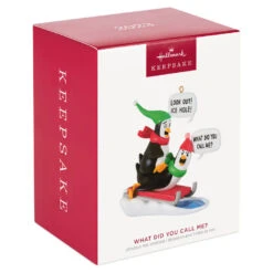 Hallmark What Did You Call Me? Ornament -Hallmark Gift Shop Penguins Sledding Keepsake Ornament 2099QGO2867 04