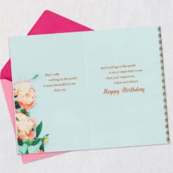 Hallmark You Are My Everything Birthday Card For Wife -Hallmark Gift Shop Peony Flowers and Birds Birthday Card for Wife 759FBD4774 07