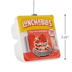 Kraft Lunchables Pizza With Pepperoni Shatterproof Hallmark Ornament -Hallmark Gift Shop Pepperoni Pizza Lunchables Christmas Ornament 3HCM4635 04