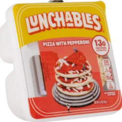 Kraft Lunchables Pizza With Pepperoni Shatterproof Hallmark Ornament -Hallmark Gift Shop Pepperoni Pizza Lunchables Christmas Ornament 3HCM4635 06
