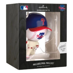 Hallmark MLB Philadelphia Phillies™ Bobblehead Ornament -Hallmark Gift Shop Philadelphia Phillies Bobblehead Christmas Ornament 1OSL2453 04