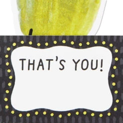 Hallmark You're A Big Dill Funny Pop-Up Card -Hallmark Gift Shop Pickle in Sunglasses Big Deal Card 5RZW1208 03