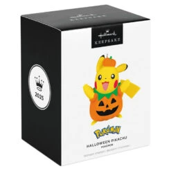Hallmark Pokémon Halloween Pikachu Ornament -Hallmark Gift Shop Pikachu in Pumpkin Costume Keepsake Ornament 5QFO5361 08
