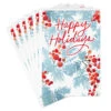 Hallmark Pine Sprigs And Berries Christmas Cards, Pack Of 6 -Hallmark Gift Shop Pine Sprigs and Berries Christmas Cards 699X4275 01