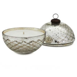 Hallmark Fresh-Cut Pine Mercury Glass Ball Ornament Candle -Hallmark Gift Shop PineScented Mercury Glass Ball Ornament Candle 1XKT5055 02