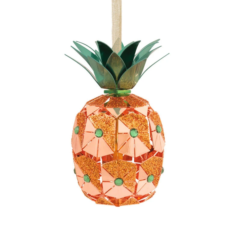 Pineapple Premium Metal Hallmark Ornament 6 Pineapple Premium Metal Hallmark Ornament - Image 4