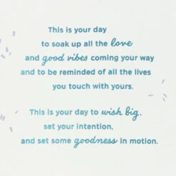 Hallmark Soak Up The Good Vibes Birthday Card For Sister -Hallmark Gift Shop Pink Balloon Birthday Card for Sister 759FBD4847 02