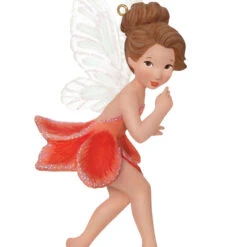 Hallmark Fairy Messengers Gladiolus Fairy Ornament -Hallmark Gift Shop Pink Flower Fairy Keepsake Ornament 5QXR8382 06