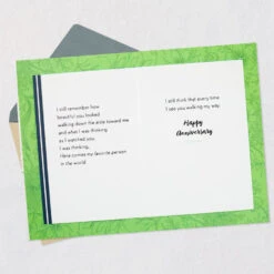 Hallmark My Favorite Person In The World Anniversary Card For Wife -Hallmark Gift Shop Pink Flowers Anniversary Card for Wife 659AVY9897 04