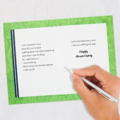 Hallmark My Favorite Person In The World Anniversary Card For Wife -Hallmark Gift Shop Pink Flowers Anniversary Card for Wife 659AVY9897 07