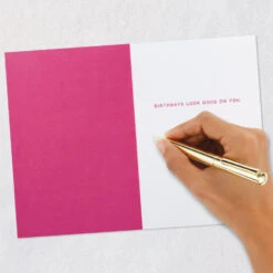 Hallmark Damn, Girl Birthday Card For Her -Hallmark Gift Shop Pink Letterboard Birthday Card for Her 959LAD4341 06