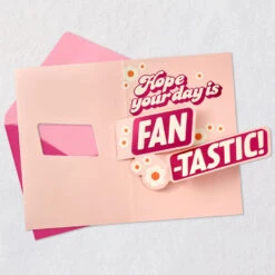 Hallmark Number 1 Fan Pop-Up Birthday Card For Mom -Hallmark Gift Shop Pink Retro Birthday Card for Mom 659FBD4924 02