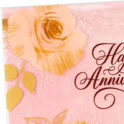 Hallmark Your Love Is A Beautiful ThingAnniversary Card -Hallmark Gift Shop Pink Roses Happy Anniversary Card 759AVY3364 05