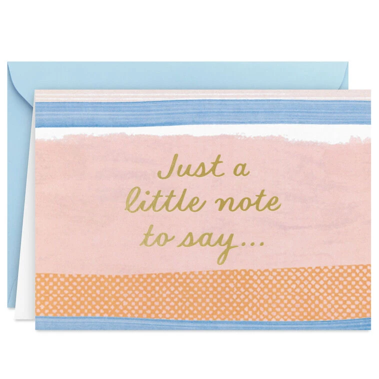 Hallmark Just A Little Note Blank Notes, Pack Of 10 4 Hallmark Just A Little Note Blank Notes, Pack Of 10 - Image 2