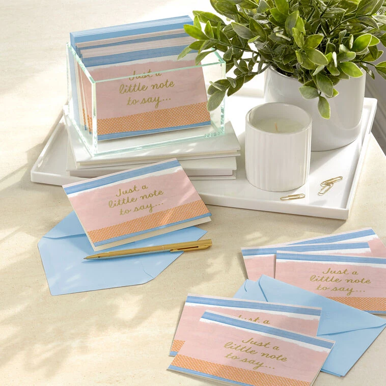 Hallmark Just A Little Note Blank Notes, Pack Of 10 8 Hallmark Just A Little Note Blank Notes, Pack Of 10 - Image 6