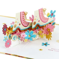 Hallmark Fun And Fabulous Roller Skates Pop-Up Encouragement Card