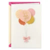 Hallmark Already So Loved New Baby Girl Card -Hallmark Gift Shop Pink and Coral Balloon Bouquet Baby Girl Card 759LAD5830 01