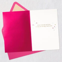 Hallmark Pink And Gold Confetti Bat Mitzvah Card -Hallmark Gift Shop Pink and Gold Confetti Lettering Bat Mitzvah Card 859LAD4456 03