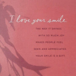 Hallmark I Love So Many Things About You Birthday Card For Wife -Hallmark Gift Shop Pink and Sheer Gold Birthday Card 759FBD4871 02