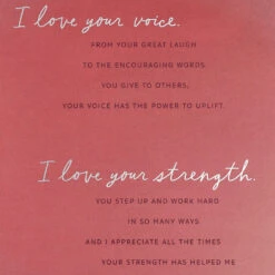 Hallmark I Love So Many Things About You Birthday Card For Wife -Hallmark Gift Shop Pink and Sheer Gold Birthday Card 759FBD4871 03