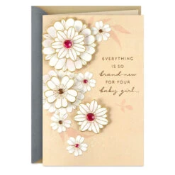 Hallmark A Brand-New Love New Baby Girl Card