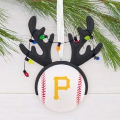 MLB Pittsburgh Pirates™ Reindeer Baseball Hallmark Ornament -Hallmark Gift Shop Pirates Reindeer Baseball Christmas Ornament 1OSL2711 02