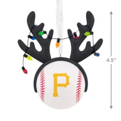 MLB Pittsburgh Pirates™ Reindeer Baseball Hallmark Ornament -Hallmark Gift Shop Pirates Reindeer Baseball Christmas Ornament 1OSL2711 04