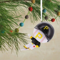 Hallmark MLB Pittsburgh Pirates™ Bobblehead Ornament -Hallmark Gift Shop Pittsburgh Pirates Bobblehead Christmas Ornament 1OSL2454 02
