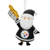 NFL Pittsburgh Steelers Santa Fan Hallmark Ornament -Hallmark Gift Shop Pittsburgh Steelers Santa Fan Christmas Ornament 1OSL2598 01
