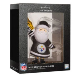 NFL Pittsburgh Steelers Santa Fan Hallmark Ornament -Hallmark Gift Shop Pittsburgh Steelers Santa Fan Christmas Ornament 1OSL2598 08