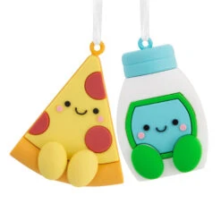 Better Together Pizza And Ranch Dressing Magnetic Hallmark Ornaments, Set Of 2