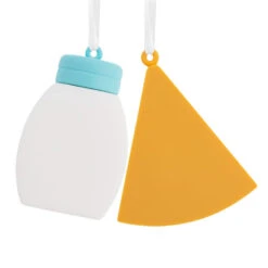 Better Together Pizza And Ranch Dressing Magnetic Hallmark Ornaments, Set Of 2 -Hallmark Gift Shop Pizza and Ranch Dressing Christmas Ornaments 1HGO3297 07