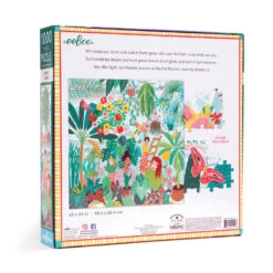 Eeboo Plant Ladies 1000-Piece Square Jigsaw Puzzle -Hallmark Gift Shop Plant Ladies 1000Piece Square Jigsaw Puzzle PZTPTL 03