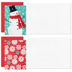 Hallmark Winter Joy Assorted Blank Boxed Christmas Notes, Pack Of 36 -Hallmark Gift Shop Playful Blank Boxed Christmas Cards Assortment 5XPX1354 03