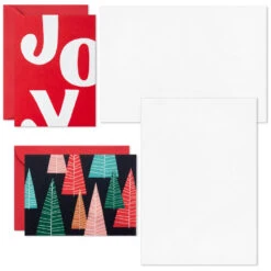 Hallmark Winter Joy Assorted Blank Boxed Christmas Notes, Pack Of 36 -Hallmark Gift Shop Playful Blank Boxed Christmas Cards Assortment 5XPX1354 04