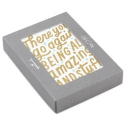 Hallmark There You Go Being Amazing Blank Thank You Notes, Pack Of 10