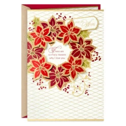 Hallmark I Love You With All My Heart Christmas Card For Wife