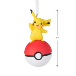 Pokémon Pikachu On Poké Ball Hallmark Ornament -Hallmark Gift Shop Pokmon Pikachu on Pok Ball Christmas Ornament 3HCM2233 03