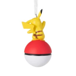 Pokémon Pikachu On Poké Ball Hallmark Ornament -Hallmark Gift Shop Pokmon Pikachu on Pok Ball Christmas Ornament 3HCM2233 06