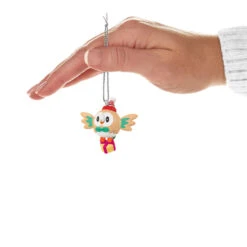 Hallmark Mini Pokémon Holiday Rowlet Ornament, 1.25" -Hallmark Gift Shop Pokmon Rowlet With Gift Keepsake Ornament 5QXM9532 05
