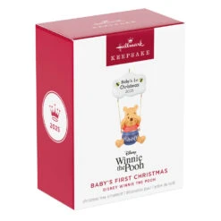 Hallmark Disney Winnie The Pooh Baby's First Christmas 2025 Ornament -Hallmark Gift Shop Pooh in Hunny Pot Babys First Keepsake Ornament 5QXD7205 08