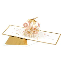 Hallmark Lovely Just Like You Hummingbird Pop-Up Birthday Card -Hallmark Gift Shop PopUp Hummingbird and Flowers Birthday Card 1299LAD3231 02