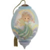 Ne'Qwa Art Precious Moments Peace On Earth Angel Glass Christmas Ornament -Hallmark Gift Shop Precious Moments Angel Blown Glass Ornament 7251144 01
