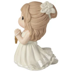 Precious Moments First Communion Kneeling Girl Mini Figurine, 4" -Hallmark Gift Shop Precious Moments First Communion Girl Figurine 202017 03