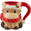 Precious Moments Merry Christmoose Mug, 14 Oz. -Hallmark Gift Shop Precious Moments Moose Sculpted Mug 231412 01