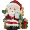 Precious Moments Santa’s Here Bringing Cheer Figurine, 4.4" -Hallmark Gift Shop Precious Moments Santa With Presents Figurine 231011 01