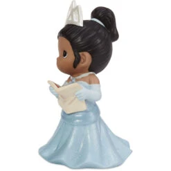 Precious Moments Disney My Dream Starts With Me Tiana Figurine, 5" -Hallmark Gift Shop Precious Moments Tiana in Blue Dress Figurine 211026 03
